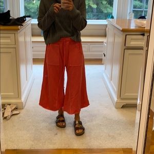 Free people wide leg sweatpants